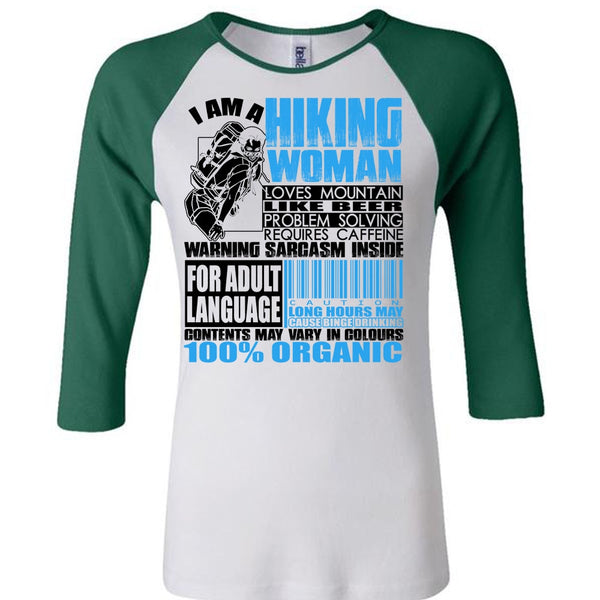 I Am A Hiking Woman T Shirt, I Love Hiking T Shirt, Awesome T-Shirts