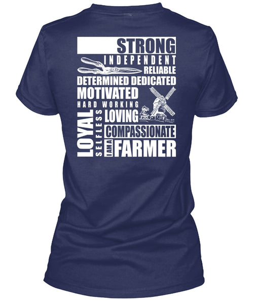 I Am A Farmer T Shirt, Hard Working Loving T Shirt