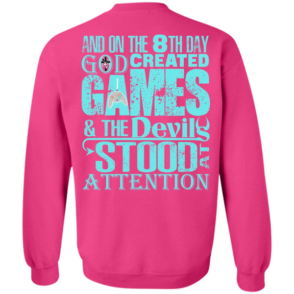 I Love Gaming T Shirt, God Created Games Sweatshirt