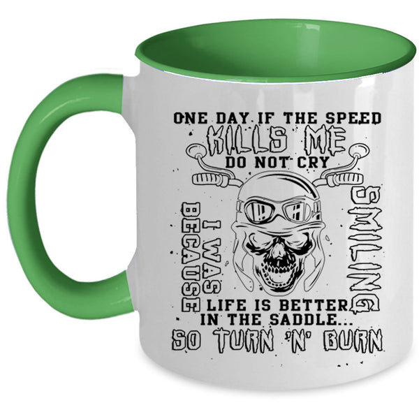Awesome Gift For Biker Coffee Mug, Cool Biker Accent Mug