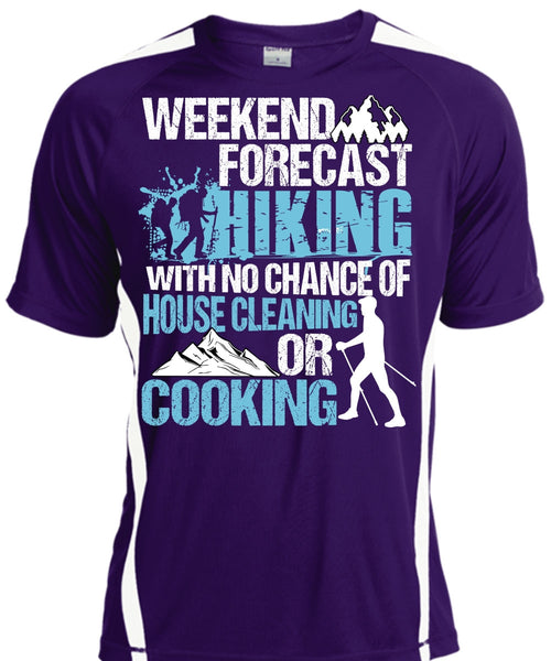 Weekend Forecast Hiking T Shirt, Cooking T Shirt, Cool Shirt