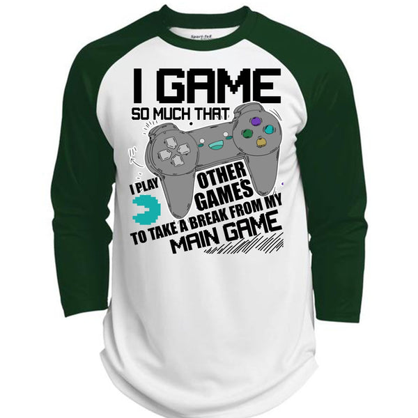 I Game T Shirt, I Love Gaming T Shirt, Awesome T-Shirts  (Polyester Game Baseball Jersey)