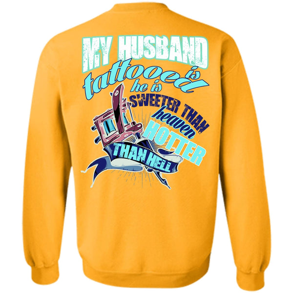 I Love Husband T Shirt, My Husband Is Tattooed Sweatshirt