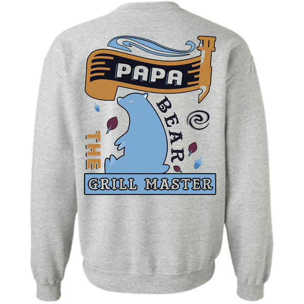 Being A Daddy T Shirt, Papa Bear The Grill Master Sweatshirt