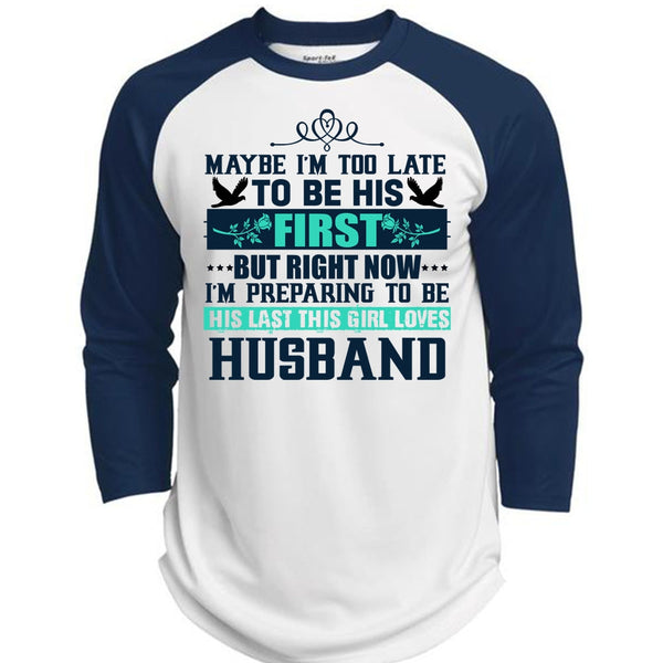 This Girl Loves Husband T Shirt, I Love Wife T Shirt, Awesome T-Shirts  (Polyester Game Baseball Jersey)