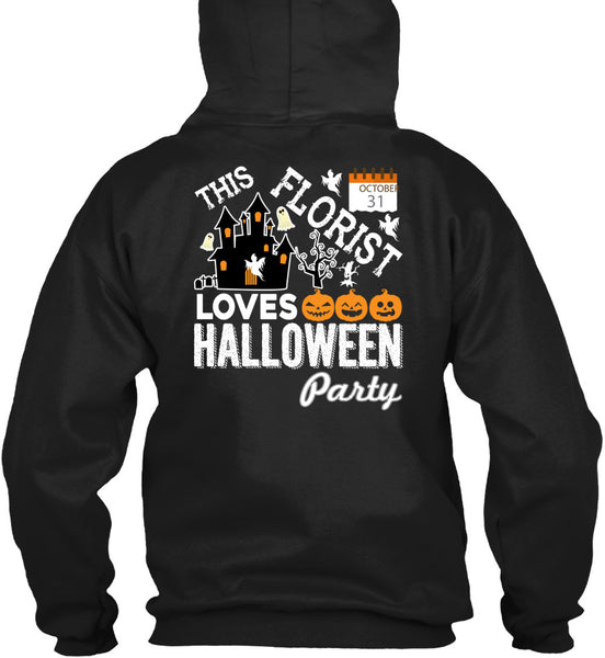This Florist Loves Halloween Party T Shirt, I Love Florist T Shirt