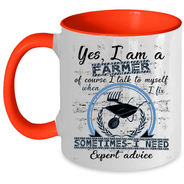 Awesome Farmer Coffee Mug, I Am A Farmer Accent Mug