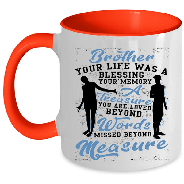 Best Gift For My Son Coffee Mug, Brother Accent Mug