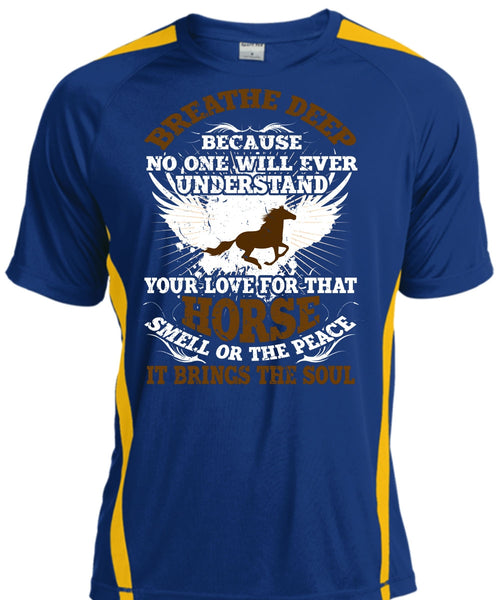 Horse Smell Or The Peace T Shirt, It Brings The Soul T Shirt, Cool Shirt