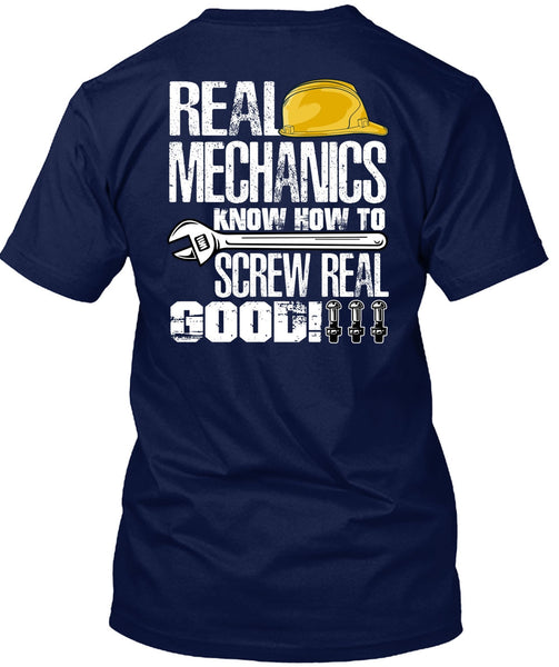 Real Mechanics T Shirt, Being A Mechanic T Shirt