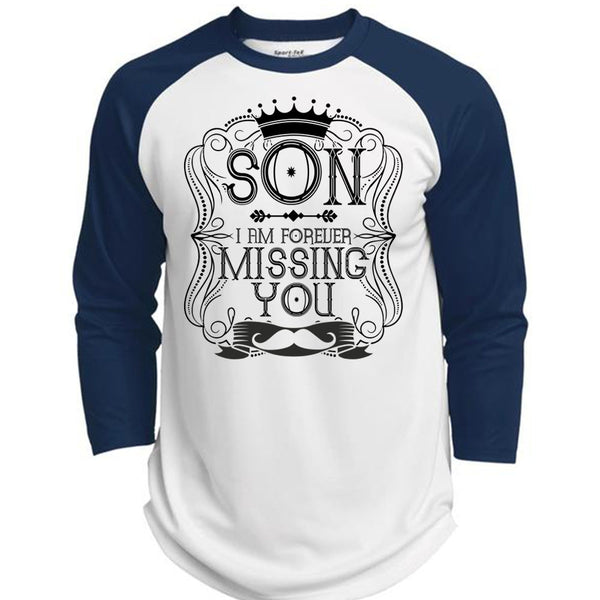 I Am Forever Missing You T Shirt, I Love Son T Shirt, Awesome T-Shirts  (Polyester Game Baseball Jersey)