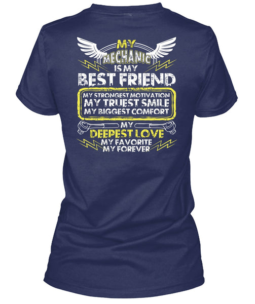 My Mechanic Is My Best Friend T Shirt, My Favorite My Forever T Shirt