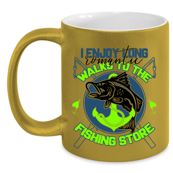 The Fishing Store Coffee Mug, I Enjoy Long Romantic Accent Mug