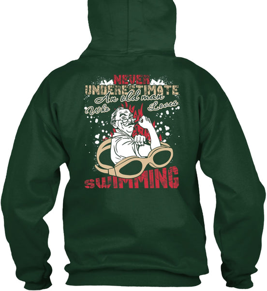 Old Man Who Loves Swimming T Shirt, Being A Swimmer T Shirt
