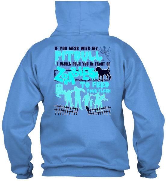 You Mess With My Pit Bull T Shirt, I Love Pit Bull T Shirt