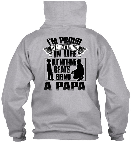 Nothing Beats Being A Papa T Shirt, I Love Papa T Shirt