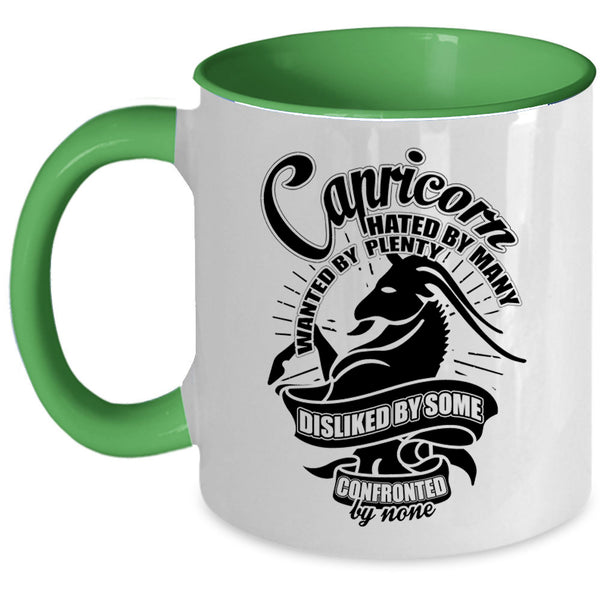 Awesome Capricorn Coffee Mug, Capricorn Wanted By Plenty Accent Mug