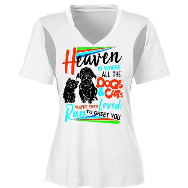 Heaven Is Where All The Dogs And Cats T Shirt, I Love My Dog T Shirt, Awesome T-Shirts