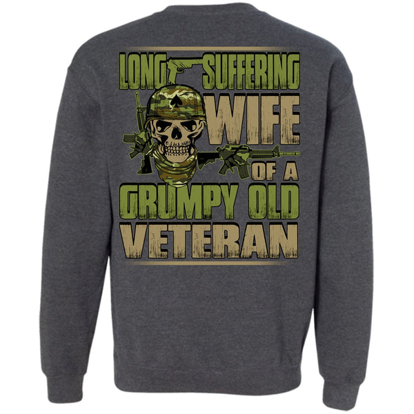 Grumpy Old Veteran T Shirt, I Love Veteran Sweatshirt