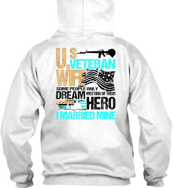 US Veteran Wife T Shirt, I Love Veteran T Shirt