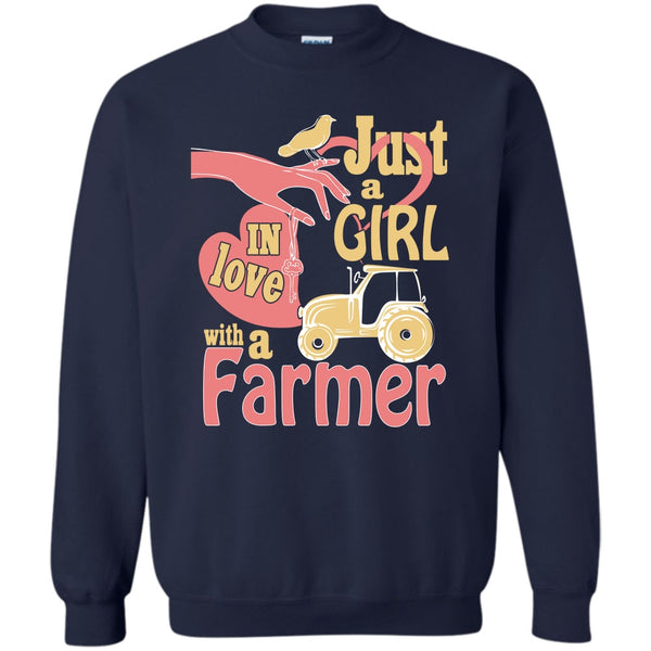 In Love With A Farmer T Shirt, Coolest Farmer Sweatshirt