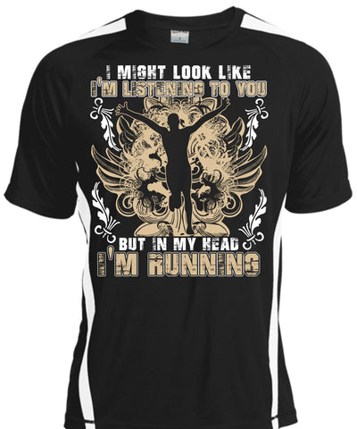 A black t-shirt with the shopify logo