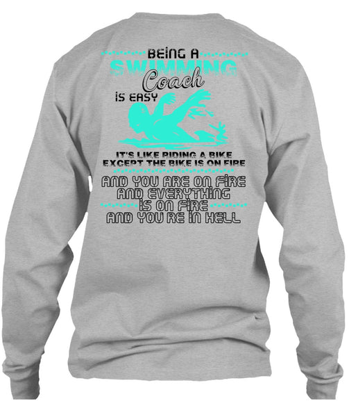 Being A Swimming Coach T Shirt, I Love Swimming T Shirt