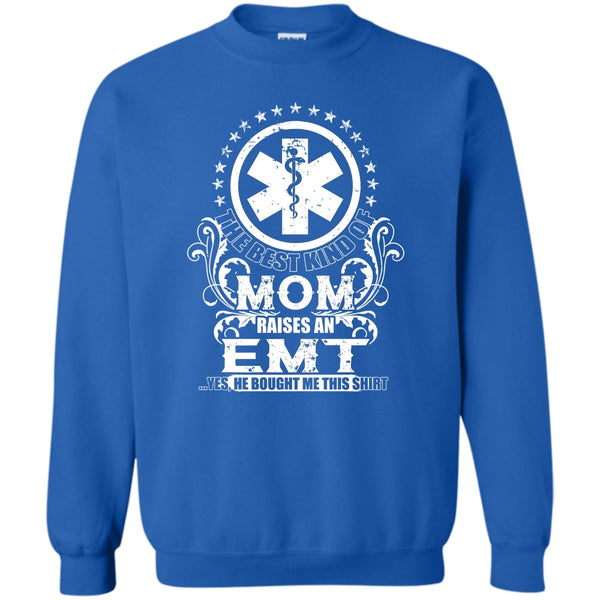Raises An EMT T Shirt, Coolest EMT Mom Sweatshirt