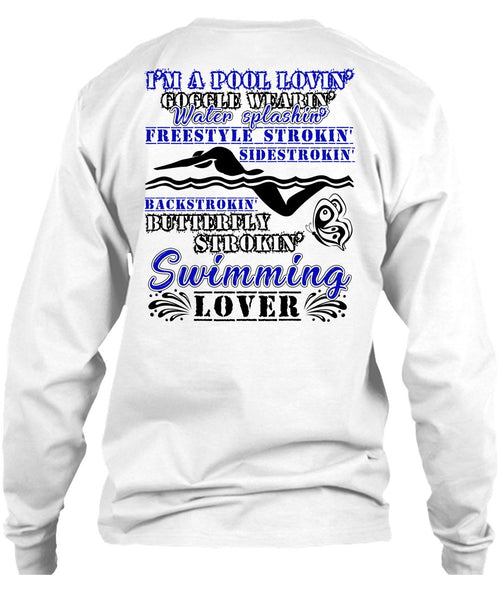 Stroking Swimming Lover T Shirt, I Love Swimming T Shirt