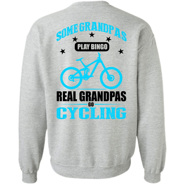I Love Biking T Shirt, Real Grandpas Go Cycling Sweatshirt