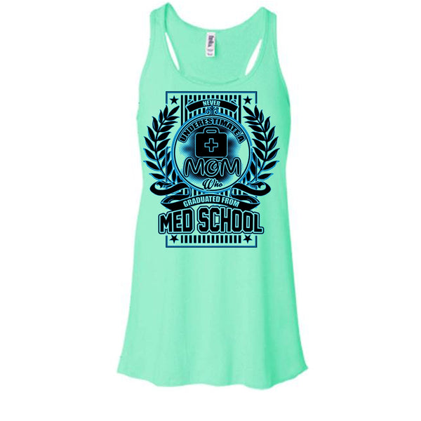 Neve Underestimate A Mom T Shirt, Gift For Mom Tank Top