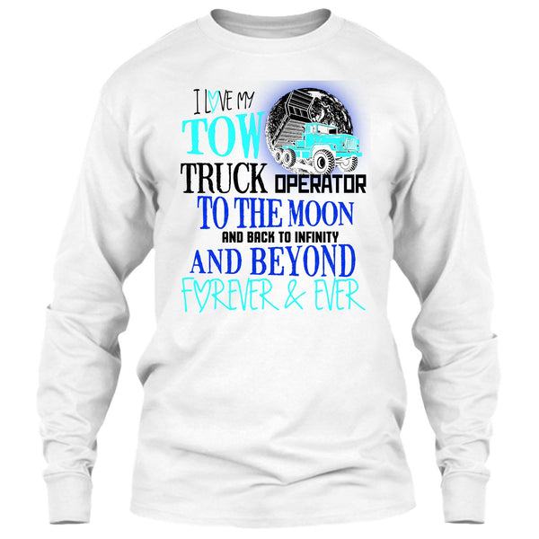 I Love My Tow Truck Operator T Shirt, I'm A Truck Operator T Shirt