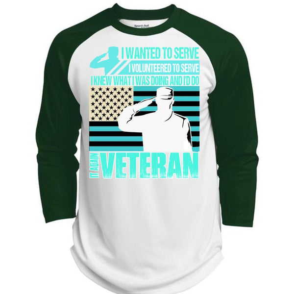 It Again Veteran T Shirt, I Love Veteran T Shirt, Awesome T-Shirts  (Polyester Game Baseball Jersey)