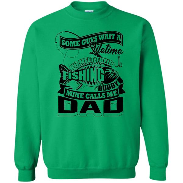 Coolest Fishing Dad T Shirt, Their Fishing Buddy Sweatshirt