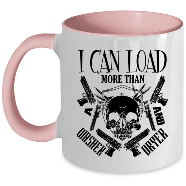 Cool Hunter Coffee Mug, I Can Load More Than Washer Dryer Accent Mug