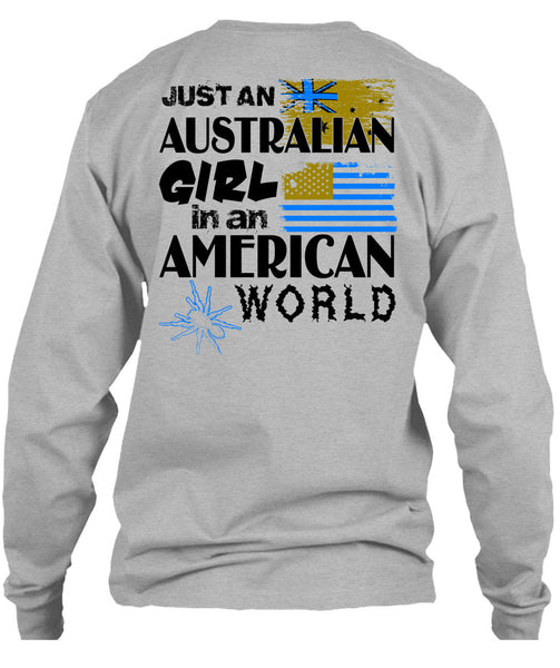 Just An Australian Girl In An American World T Shirt, Wait For Halloween T Shirt
