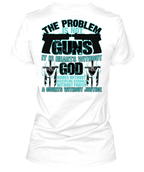 The Problem Is Not Guns T Shirt, I Love Veteran T Shirt