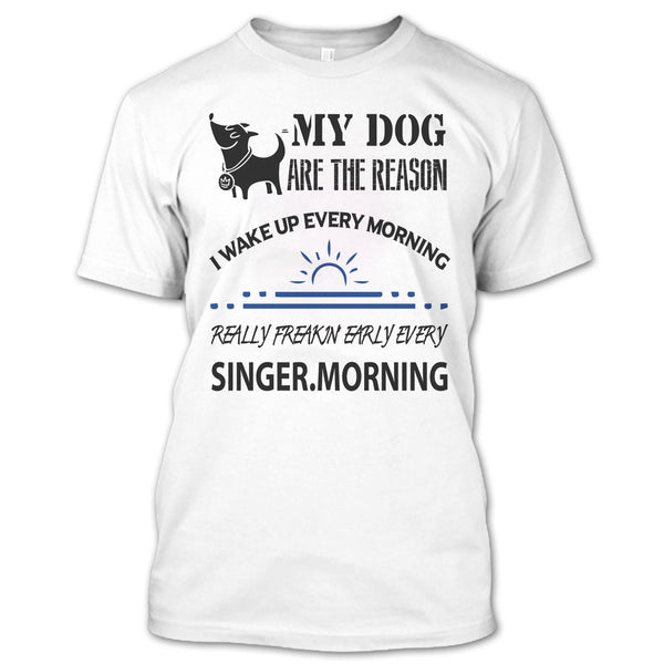 A black t-shirt with the shopify logo