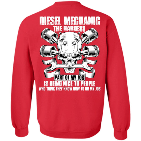 Being Nice To People T Shirt, I Love Mechanic Sweatshirt