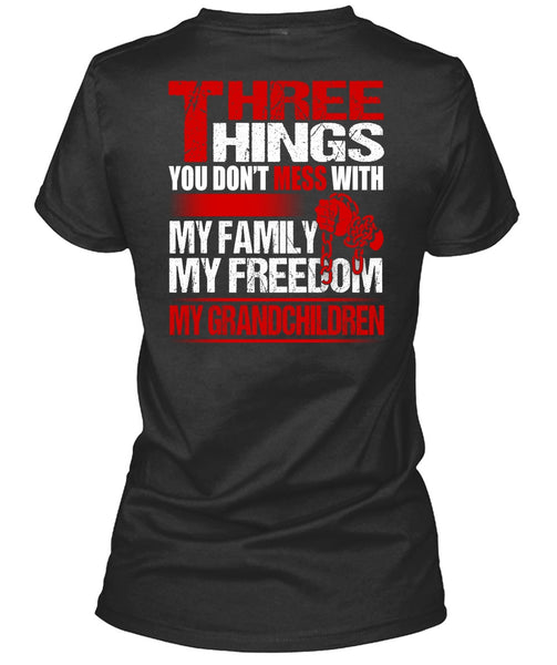 My Family My Freedom My Grandchildren T Shirt, Being A Grandkid T Shirt