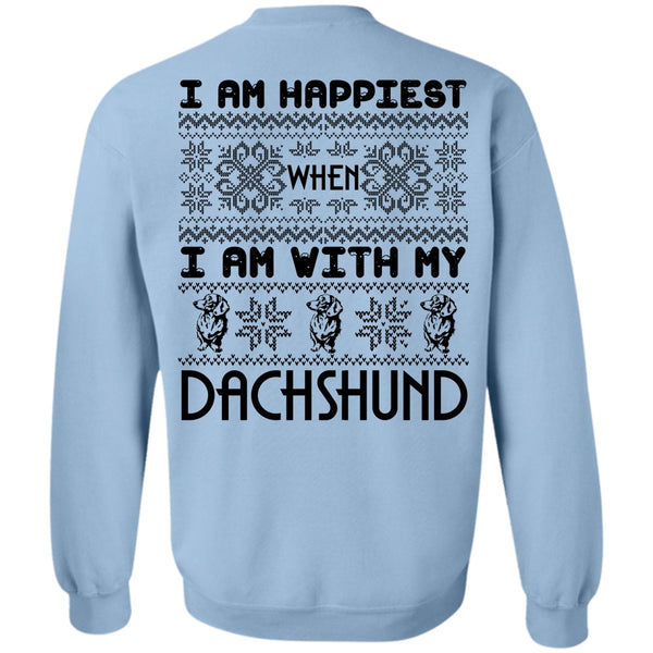 I Love My Dog T Shirt, I Am With My Dachshund Sweatshirt