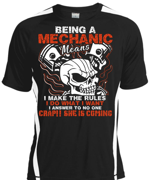 A black t-shirt with the shopify logo