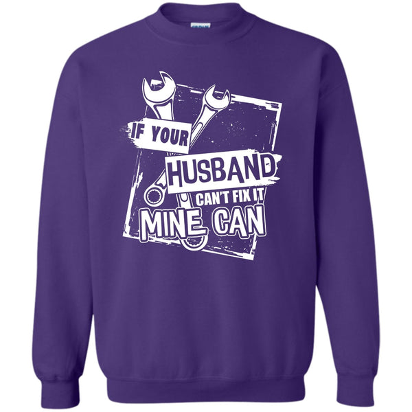 Mechanic Husband T Shirt, Coolest Mechanic's Wife Sweatshirt