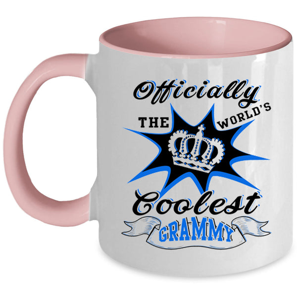 Cool Grandmas Coffee Mug, The World's Coolest Grammy Accent Mug