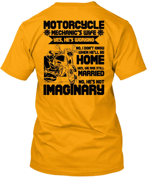Motorcycle Mechanic's Wife T Shirt, I Love Mechanic T Shirt