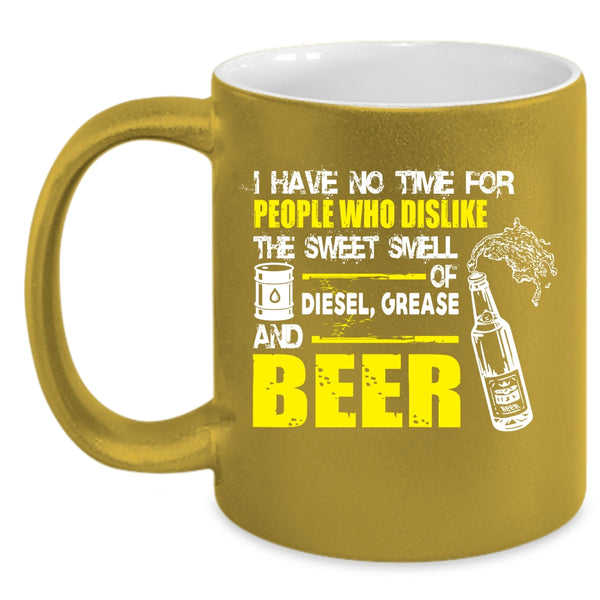 The Sweet Smell Of Beer Coffee Mug, Funny Beer Drinker Coffee Cup