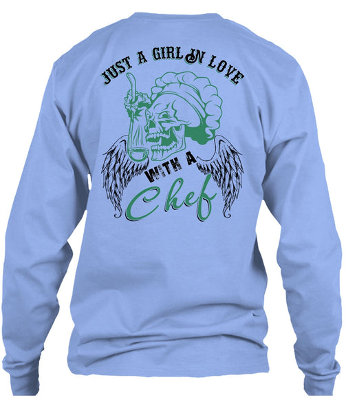 Just A Girl In Love With A Chef T Shirt, I Love Cooking T Shirt