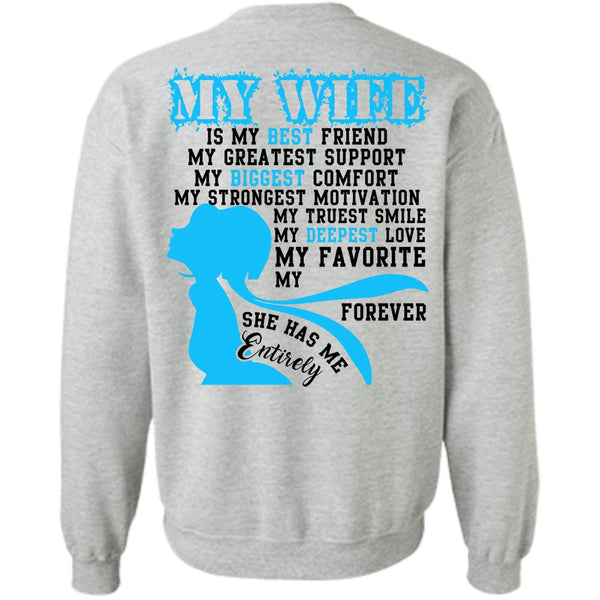 I Love Wife T Shirt, My Wife Is My Best Friend Sweatshirt