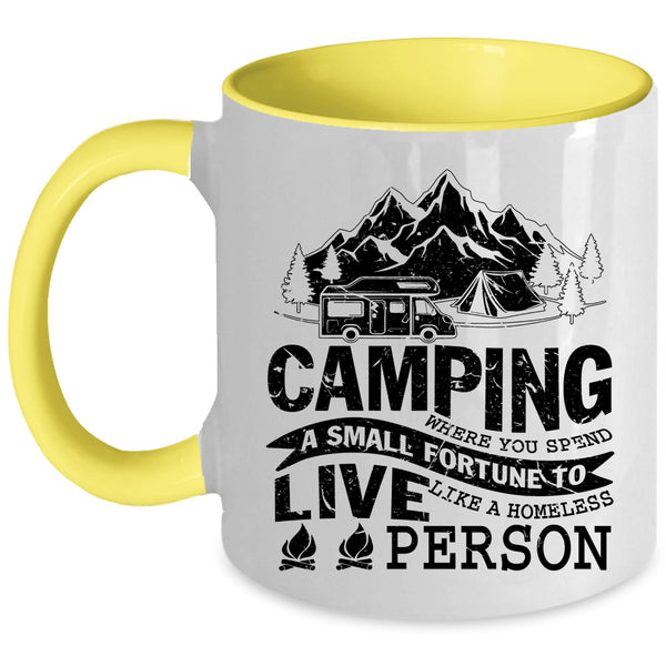 Cool Gift For Camper Coffee Mug, Camping Accent Mug