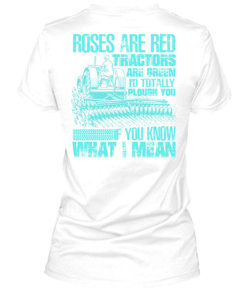 Roses Are Red T Shirt, I Love Farming T Shirt